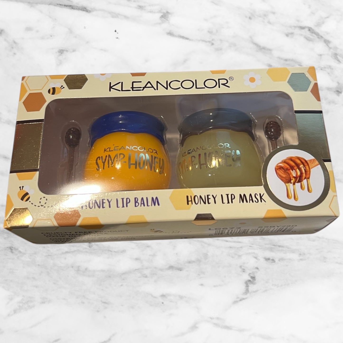 Kleancolor Symp-Honey (Honey Lip Balm +Honey Lip Mask) Duo