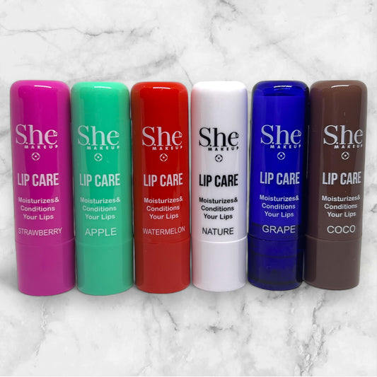 S.he Makeup Lip Care (Moisturizing Fruity Lip Balms)